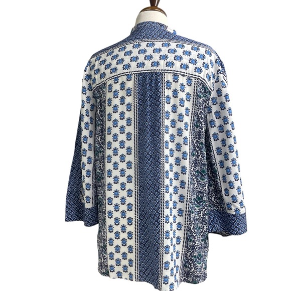 Boden wide sleeved relaxed Georgette blouse size 6 - Picture 3 of 11